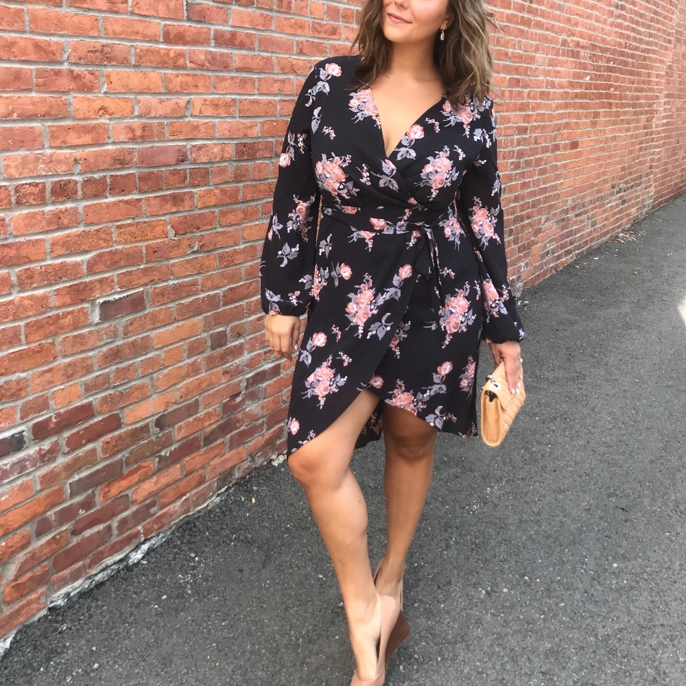 Showpo Faux Wrap Dress